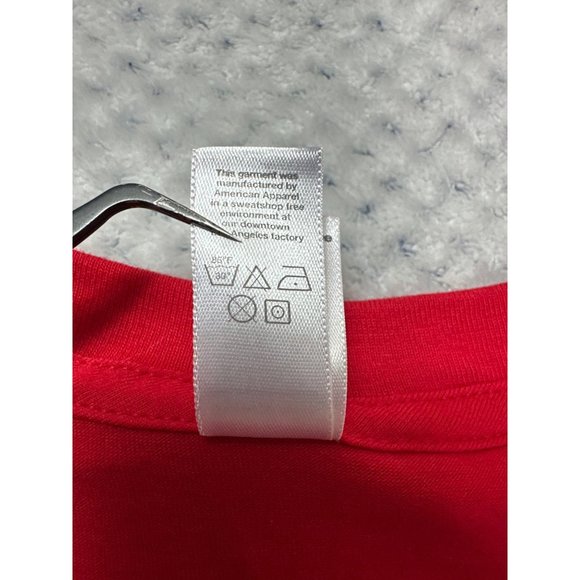 American Apparel Shirt Kids Medium Red Dont Count On it 8 Ball Graphic Tee - Picture 6 of 9